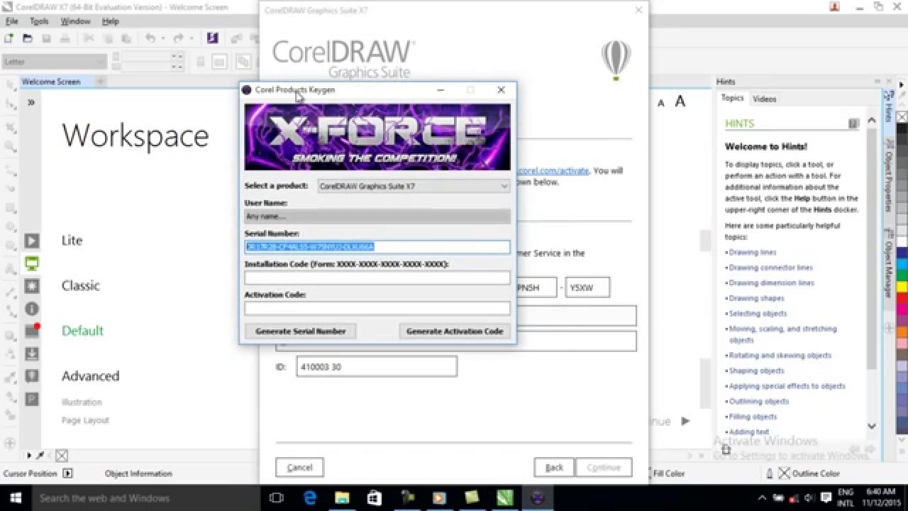 How to Crack CorelDraw X7 Full Version