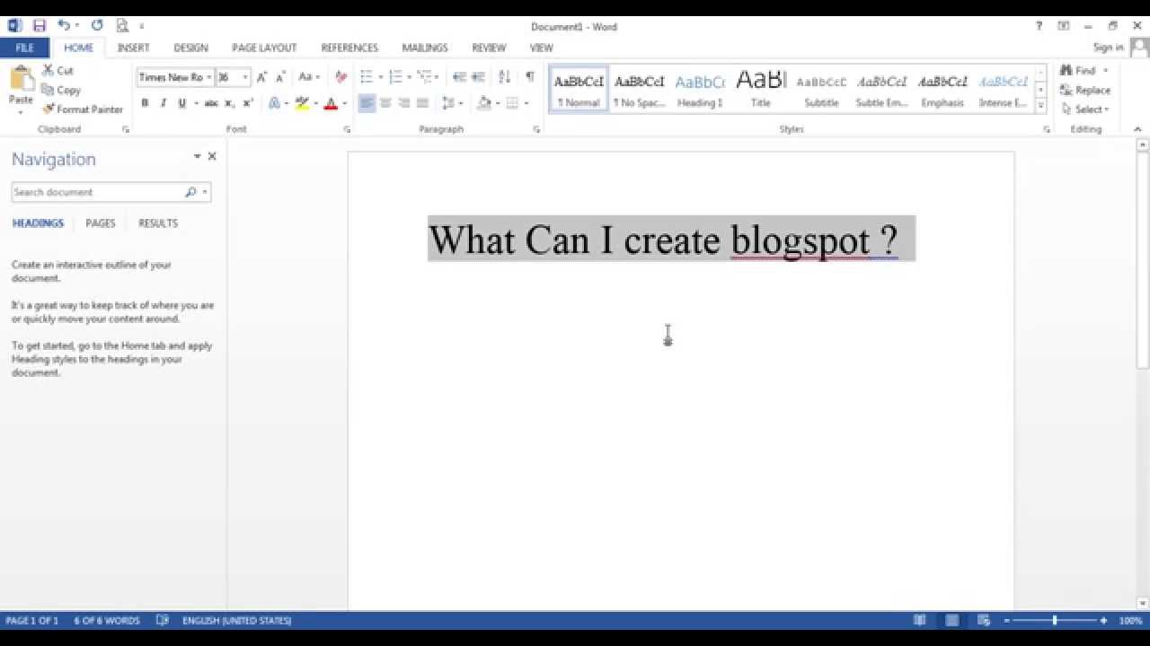 How to Create a Blogger Blog Step by Step Tutorial 2016